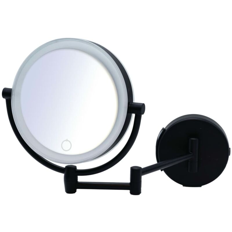 

Espejo de maquillaje Shuri con LED y botón táctil - Negro - Ridder