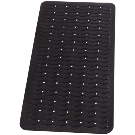 Ridder Non Slip Bath Mat Playa 80x38 Cm Black 68310