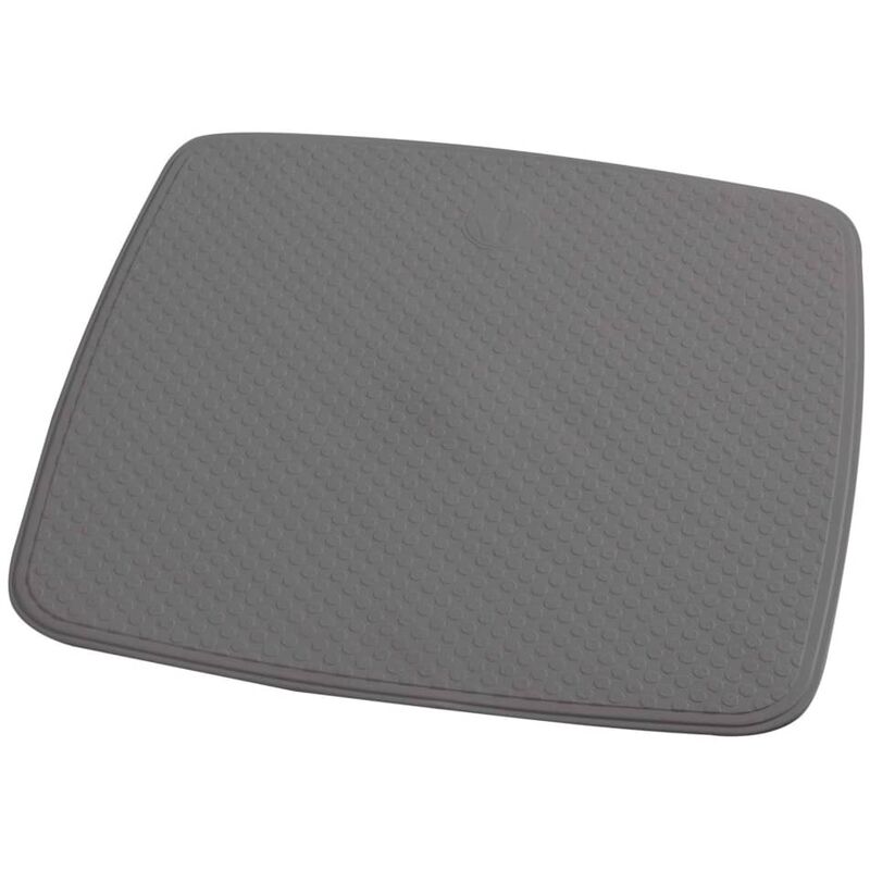 Non-slip Shower Mat Capri Cement Grey 54x54 cm - Grey - Ridder