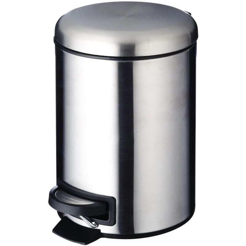 

RIDDER Papelera Comfort cromado 4 L - Plateado