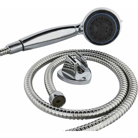 Alcachofa De Ducha RIDDER Tipo Santa Cruz - Cromada, Con Interruptor, Boquillas Antical, Ajuste De Chorro, Rosca Estándar 1/2"