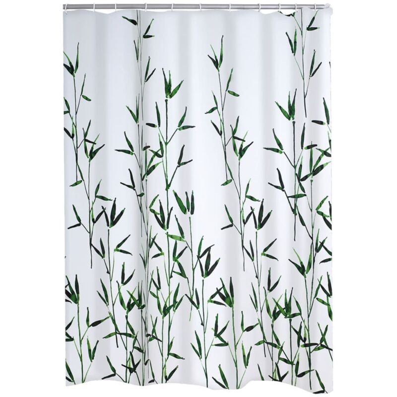 Shower Curtain Bambus 180x200 cm - Green - Ridder