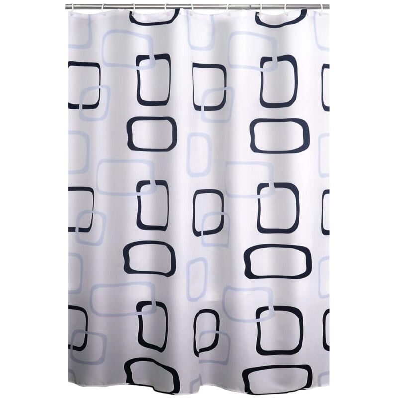 Shower Curtain Geo Textile - Multicolour - Ridder