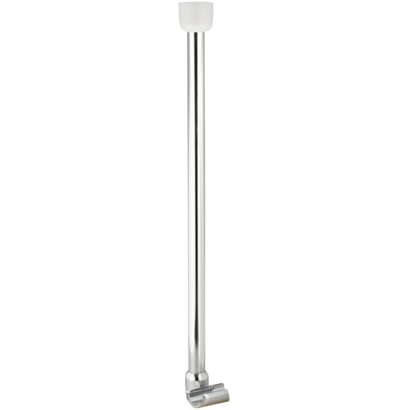 

Soporte de Barra de Cortina de Baño 55x2,5x2,5 cm Cromado - Marrón - Ridder