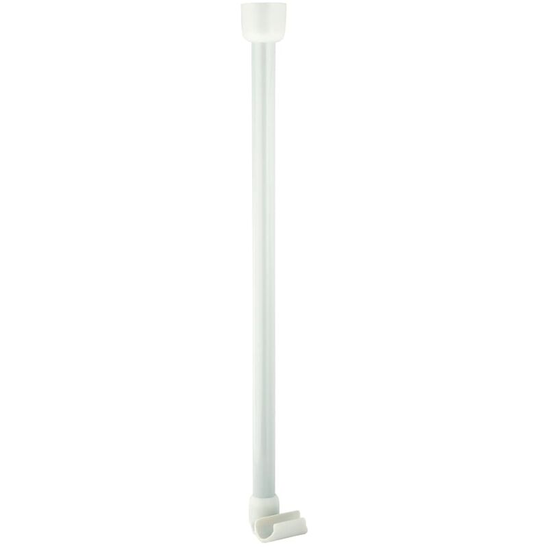 

Soporte de Barra de Cortina de Baño 55x2,5x2,5 cm Blanco - Blanco - Ridder