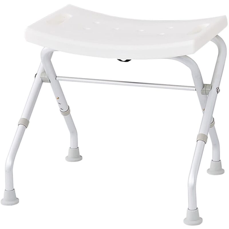 

Taburete de baño plegable 110 kg blanco A0050301 - Blanco - Ridder