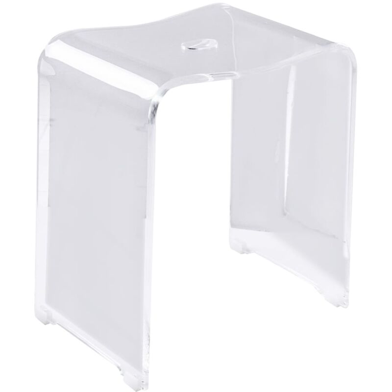 

Taburete de baño Trendy transparente - Transparente - Ridder