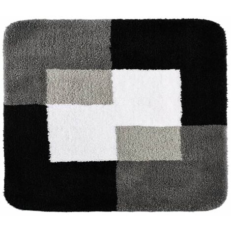 RIDDER Tapis de salle de bains Coins 55 x 50 cm Gris 7103807