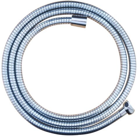 Ridder Tubo Doccia Aruba Trasparente/Cromato 2,0 m, Argento, Set di 3