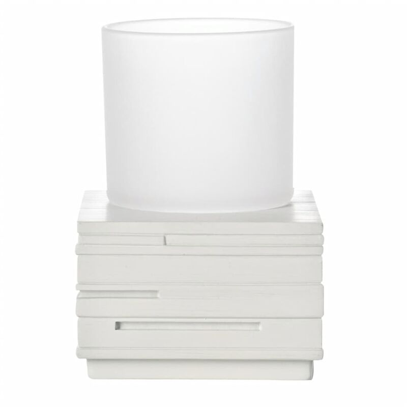 

Vaso de cuarto de baño ladrillo blanco - Blanco - Ridder