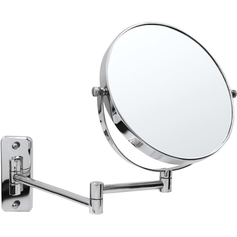 Wall-Mounted Make-Up Mirror Belle 19.3 cm RIDDER - Silver