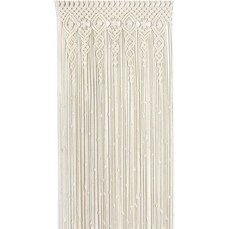 Rideau - 90x180 cm - bohème macramé - tissage de tapisserie murale - Lablanc