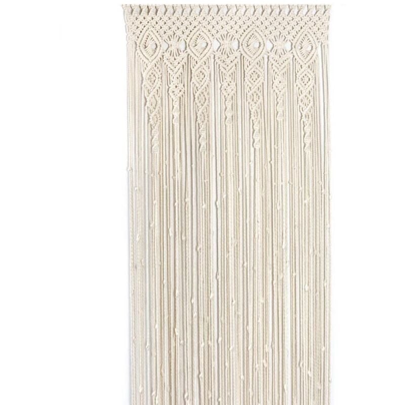 Rideau 90x180 cm bohème macramé