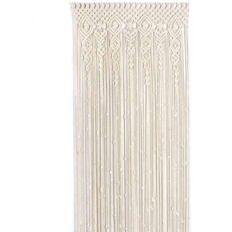 Rideau 90x180 cm bohème macramé-RAPANDA