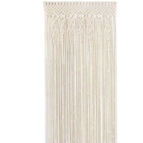 Rideau 90x180 cm bohème macramé-RAPANDA
