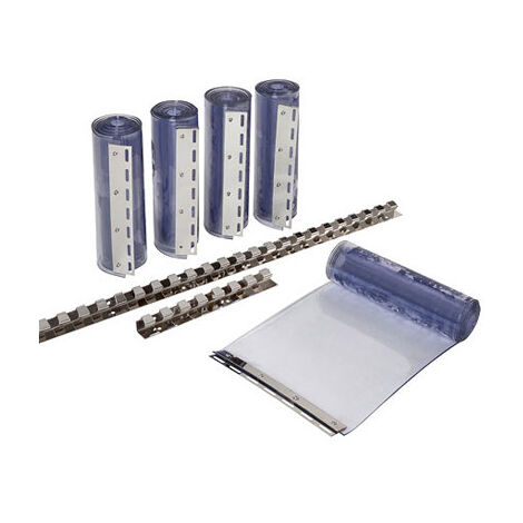 Rideau à bandes PVC, kit complet