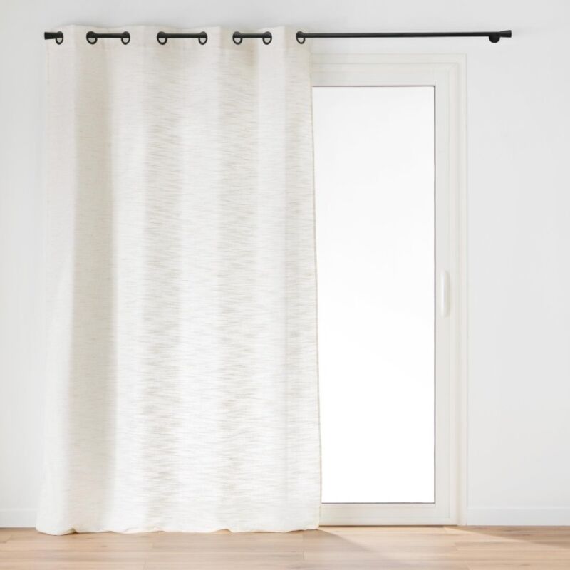Douceur D'intérieur - Rideau a oeillets 140 x 260 cm effet lin tissé Nando Douceur D'intérieur - Rideau a oeillets 140 x 260 cm effet lin tissé Nando
