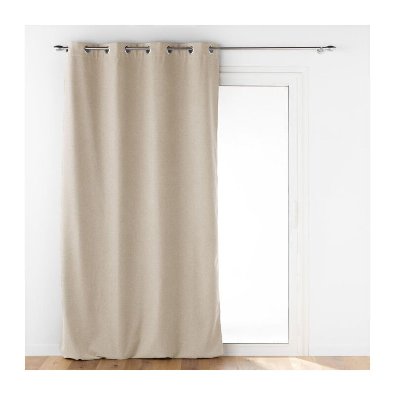 Rideau à Œillets Isolant 'Jupiter' 140x260cm Lin
