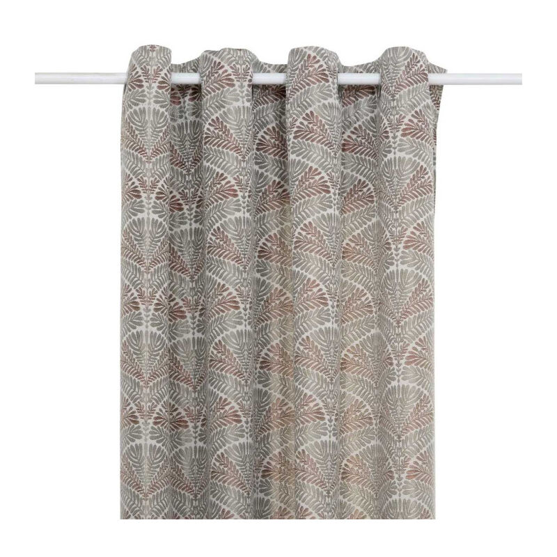 Rideau à Œillets Jacquard 'Mizani' 135x260cm Vert Clair