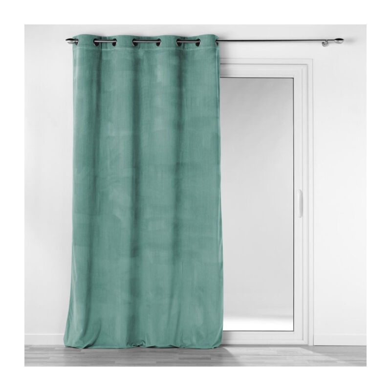 Rideau à Œillets Velours Côtelé 'Casual' 140x260cm Sauge