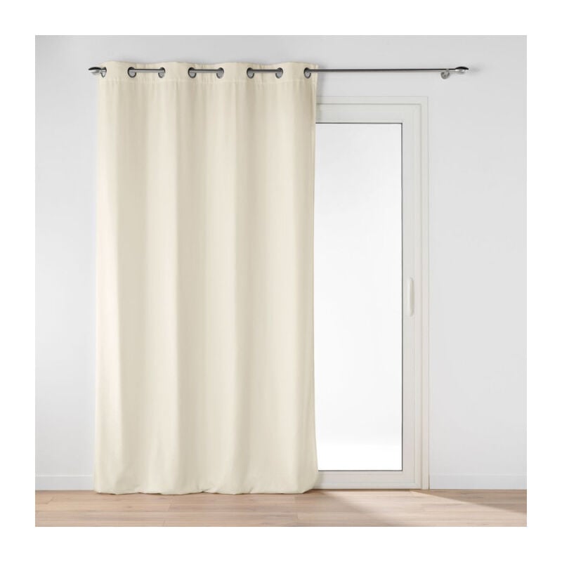 Rideau à Œillets Velours 'Novana' 135x260cm Lin