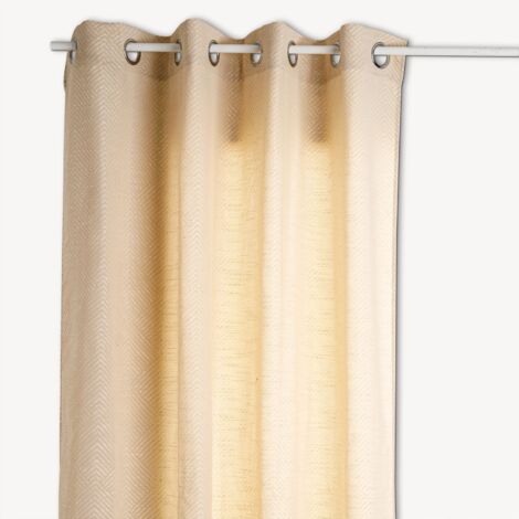 Rideau à motifs jacquard GEOM