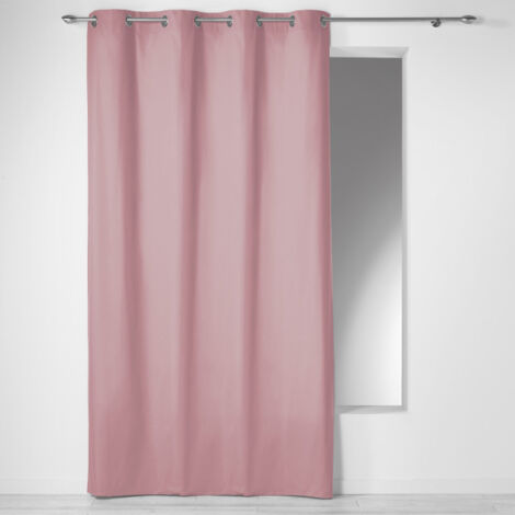 Rideau à Œillets 140 x 240 cm – Coton Uni Panama – Dragée