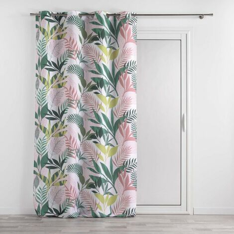 Rideau à œillets 140x260 Assana Rose