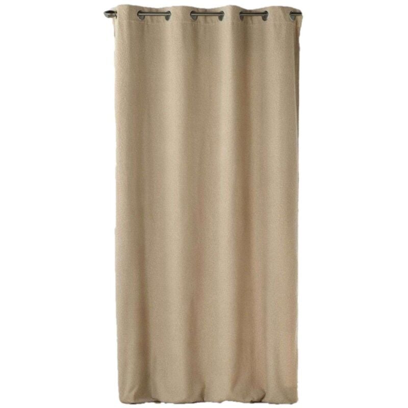 Rideau à œillets beli - Bouclette unie