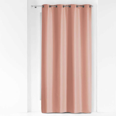 Rideau à Œillets "Essentiel" 140x280cm Rose Poudré