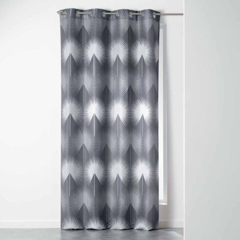 Rideau à Œillets "Galiane" 140x260cm Anthracite
