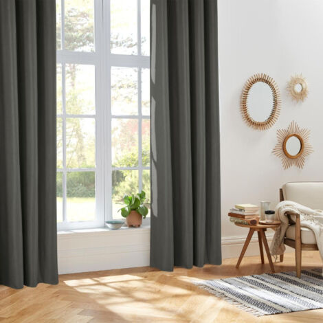 Rideau à Œillets Isolant "Isa" 140x260cm Gris