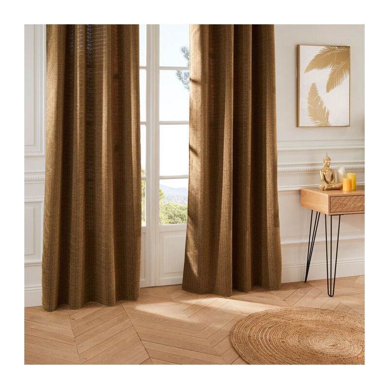 Rideau à Oeillets 'Jiling' 140x260cm Camel