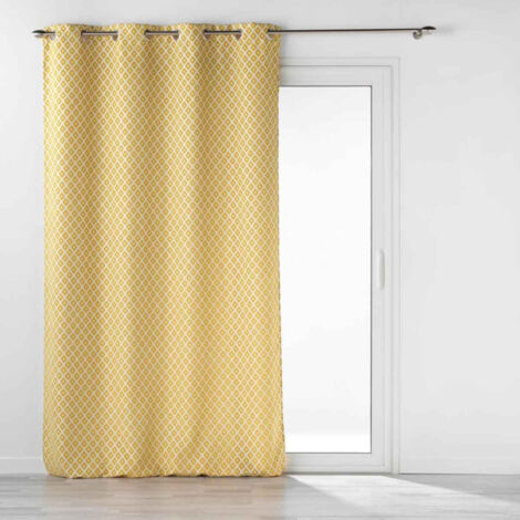 Rideau à Œillets "Mariella" 140x260cm Ocre