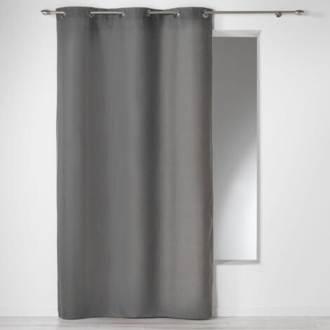 Rideau à Oeillets "Panama" 140x280cm Gris Ardoise
