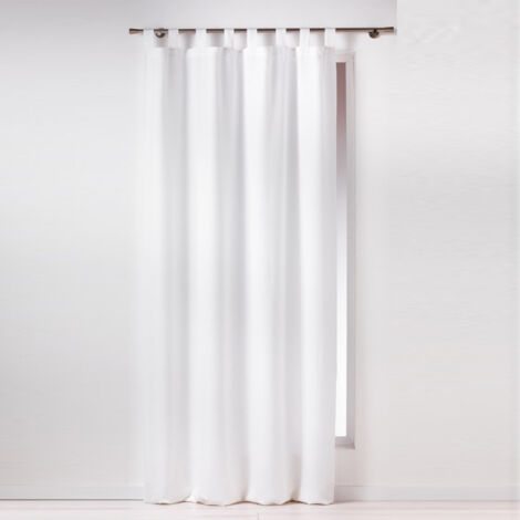 Rideau à Passants "Essentiel" 140x260cm Blanc