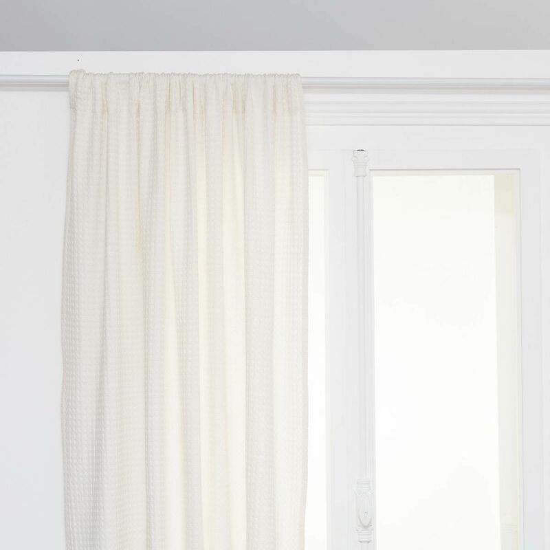 Rideau Widdy 130x260cm blanc ivoire Atmosphera créateur d'intérieur