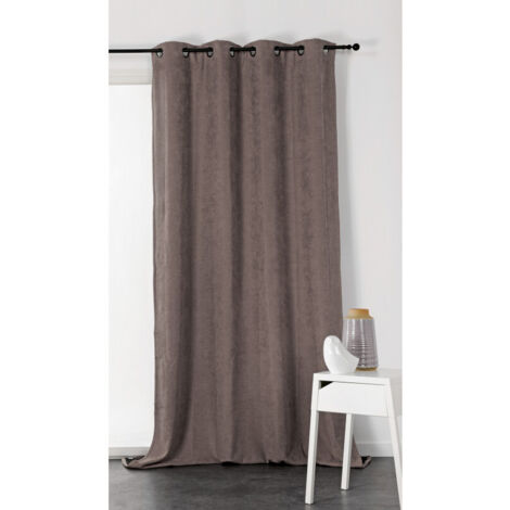 Rideau "Alaska" isolant 3 en 1 thermique, phonique et obscurcissant - 140x260cm - Taupe