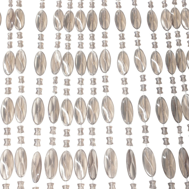 Rideau anti-mouche / Rideau de porte - Noah - 90x200 cm - Gris / Transparent