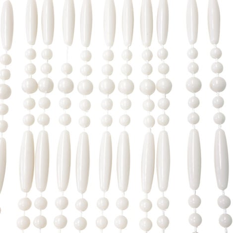 Rideau anti-mouche / Rideau de porte - Robin - 90x200 cm - Blanc