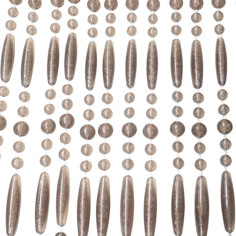 Rideau anti-mouche / Rideau de porte - Robin - 90x220 cm - Gris / Taupe