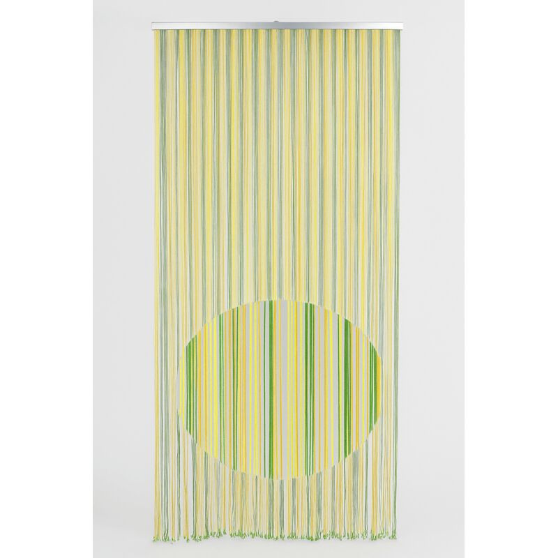 Inferramenta - rideau anti-mouches avec cordon CM.125X240 vert clair filet anti-mouches
