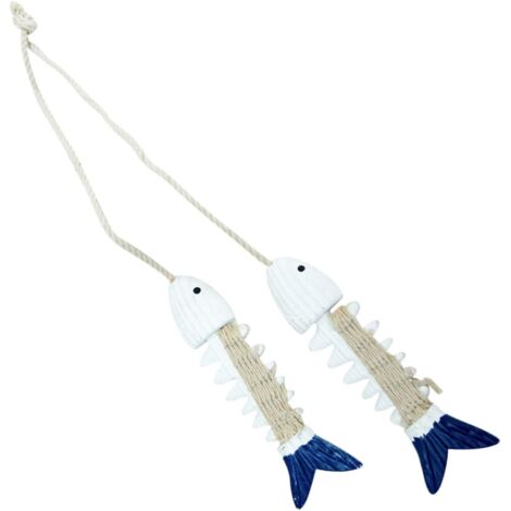 Rideau Bois Poisson Style Mditerranen Corde Dlicate Vintage