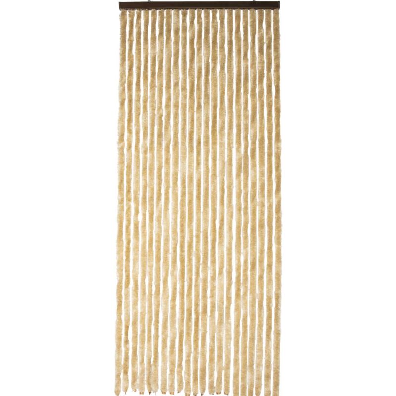 Rideau chenille beige uni Werka Pro 120 x 220 cm