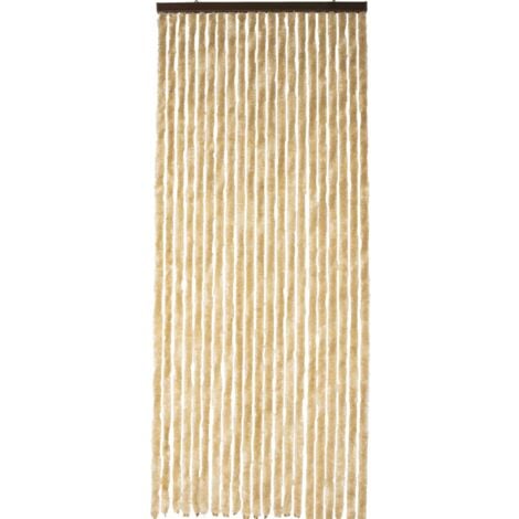 Rideau chenille beige uni WERKA PRO 120 x 220 cm