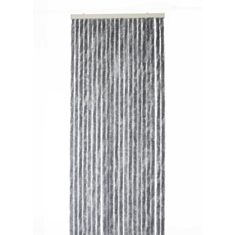 Rideau chenille gris foncé uni Werka Pro 120 x 220 cm