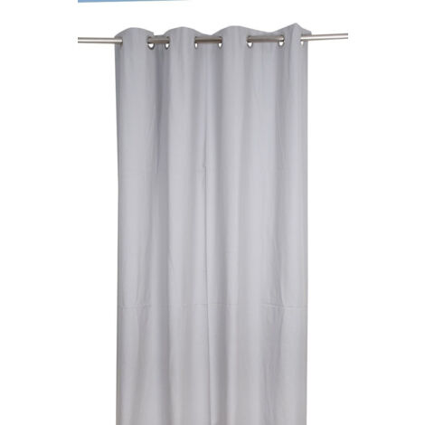 Rideau Coton Gris Clair 140x240cm INVENTIV