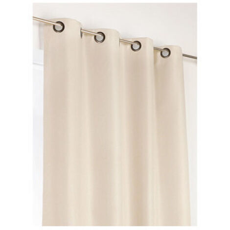 Rideau d'ameublement 100% occultant Beige 140x240 cm