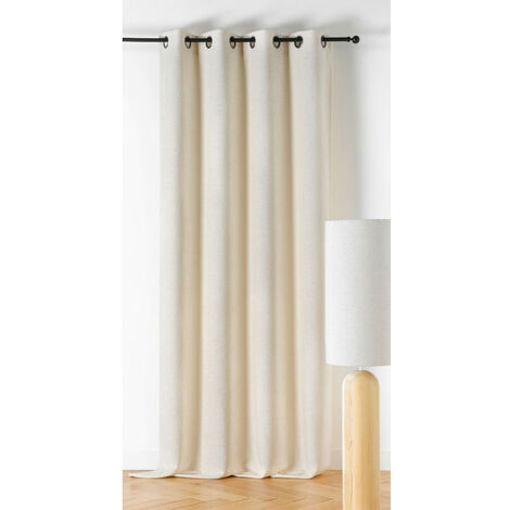 Rideau d'ameublement "Aspen" 135x250cm - 135x250cm - Ecru