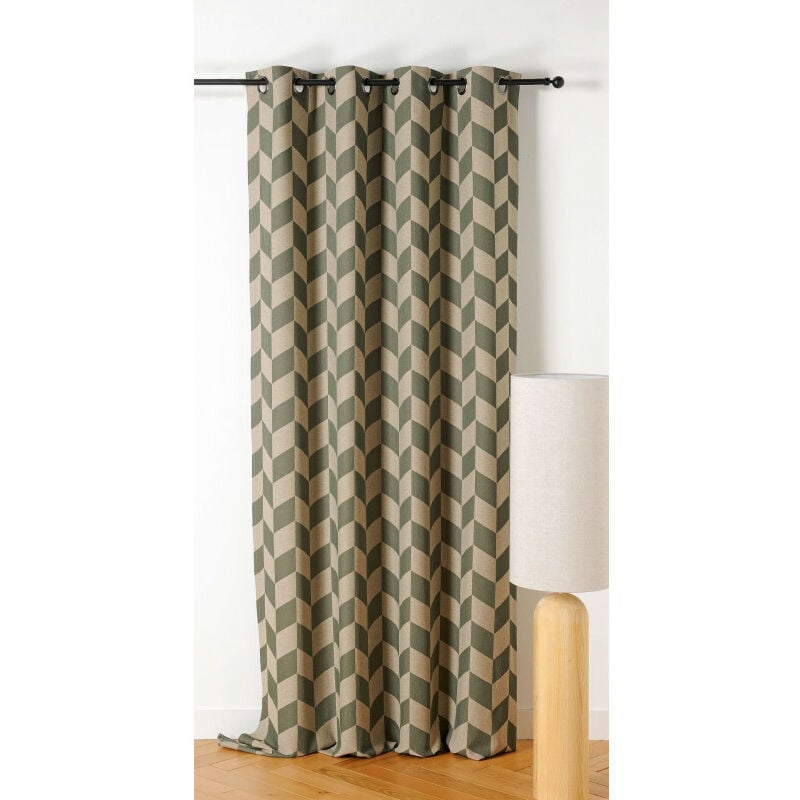 Rideau d'ameublement 'New-York' - 140x240cm - Vert kaki